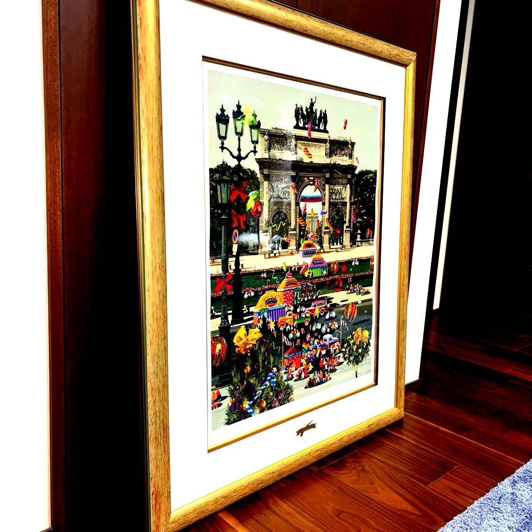 ヒロ・ヤマガタ 「GIFT SEASON」シルクスクリーン 証明書・箱・保存袋付