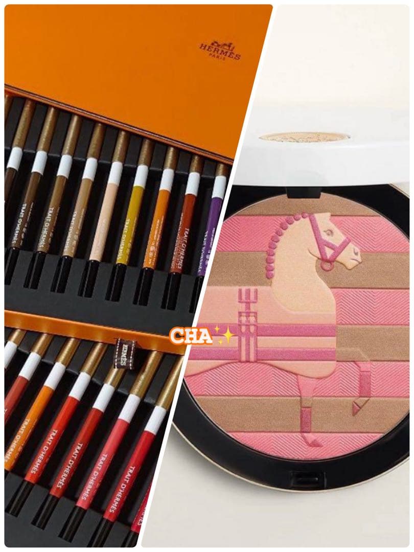 激レア【新品　国内エルメス購入】エルメス　アイライン　リップペンシル　全色セット
