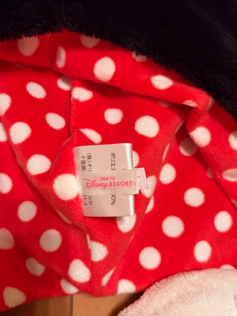 ミニーマウス フード付きファンキャップ