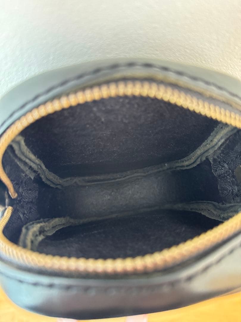 【美品】アナロジコ analogico ポケットミニショルダー バッグ ブラック