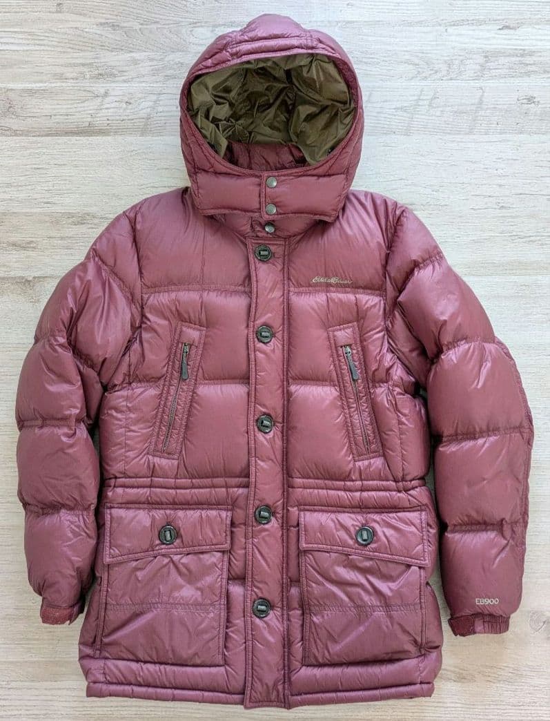 美品 Eddie Bauer エディバウアー 900フィルパワー 極暖軽量ダウン