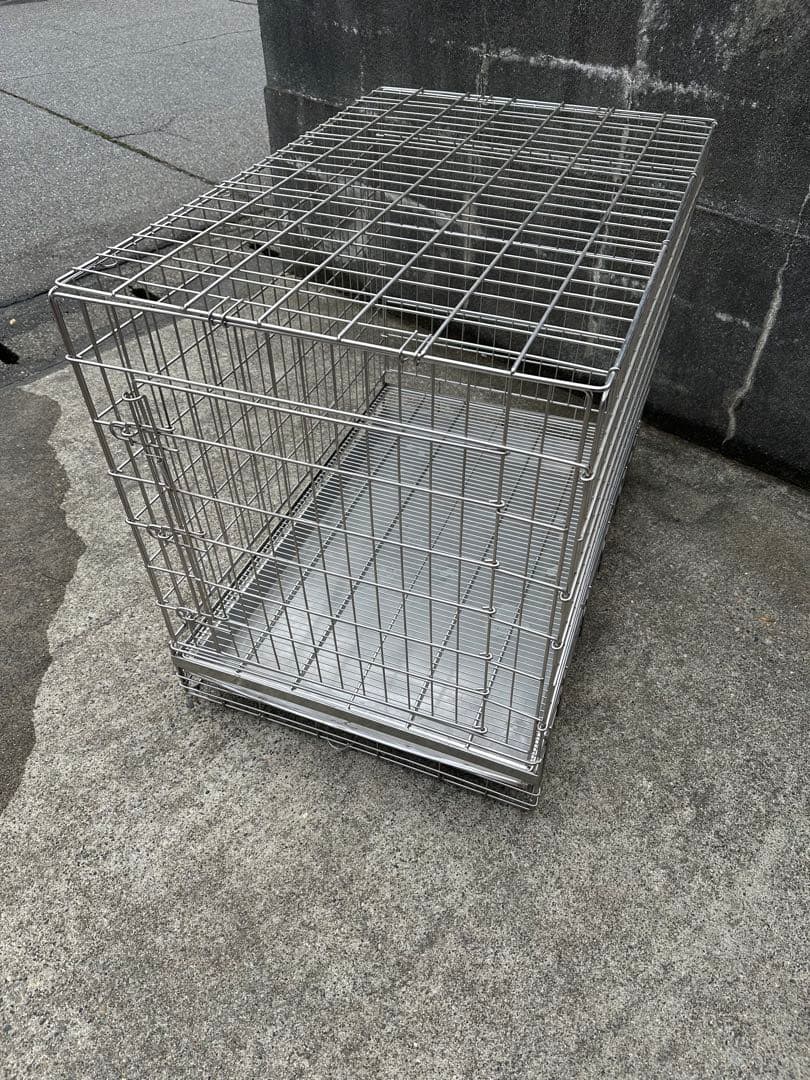 ハチコウ ステンレス製PRO-ケージペット用 犬用 ケージ　短面扉　市瀬　LL