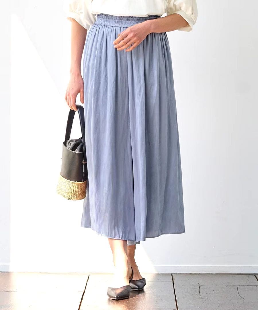 新品❣️自由区ビンテージサテン パンツ大きいサイズ23区組曲アンタイトルICB