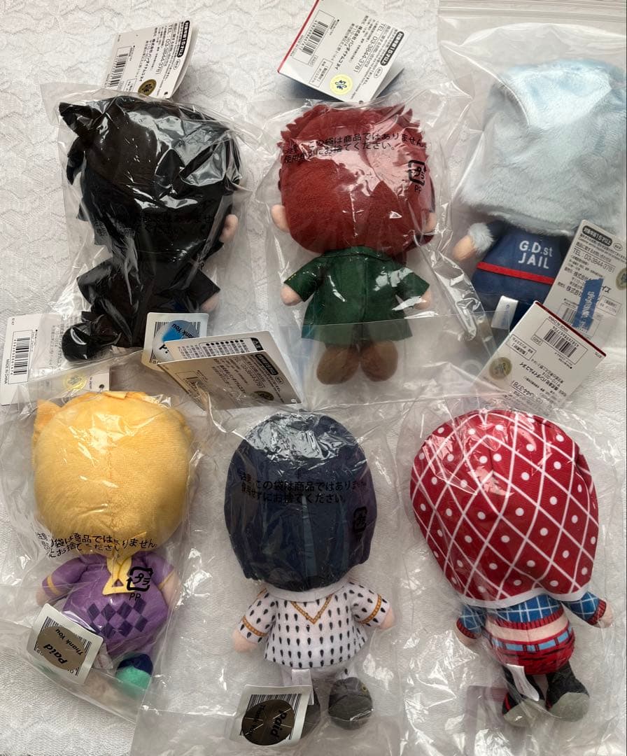 ジョジョの奇妙な冒険 chibiぬいぐるみ 6体セット