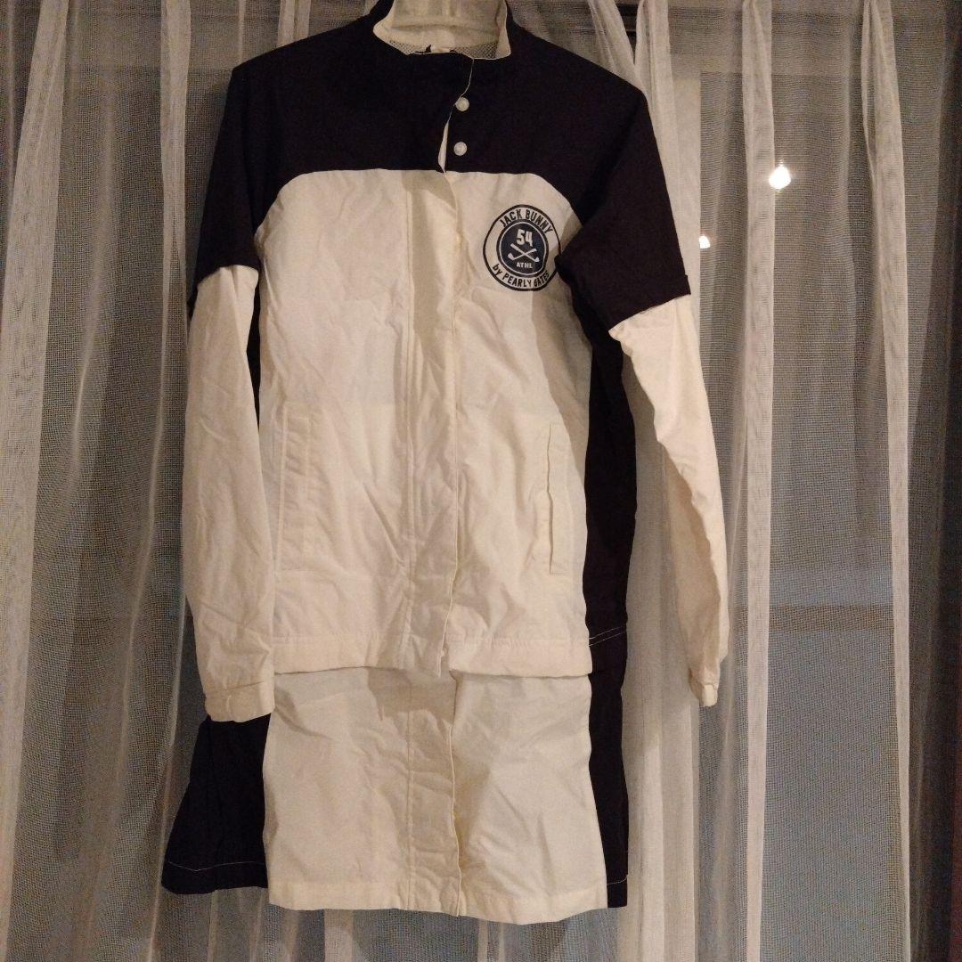 JACK BUNNY レインウェア レディース ホワイト/ネイビー　サイズ0