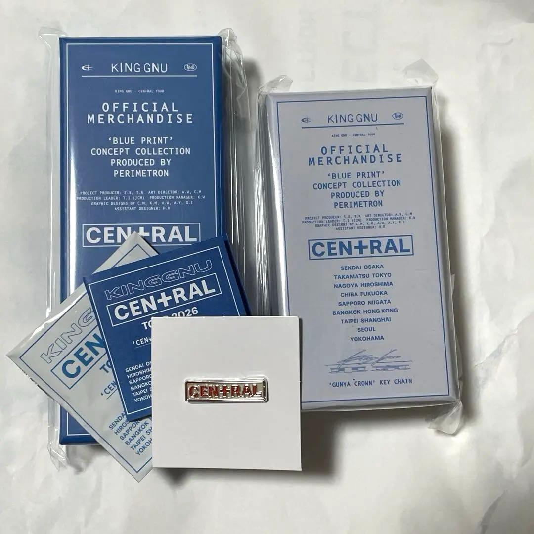 King Gnu CEN+RAL キーチェーン2種 ピンズ1種