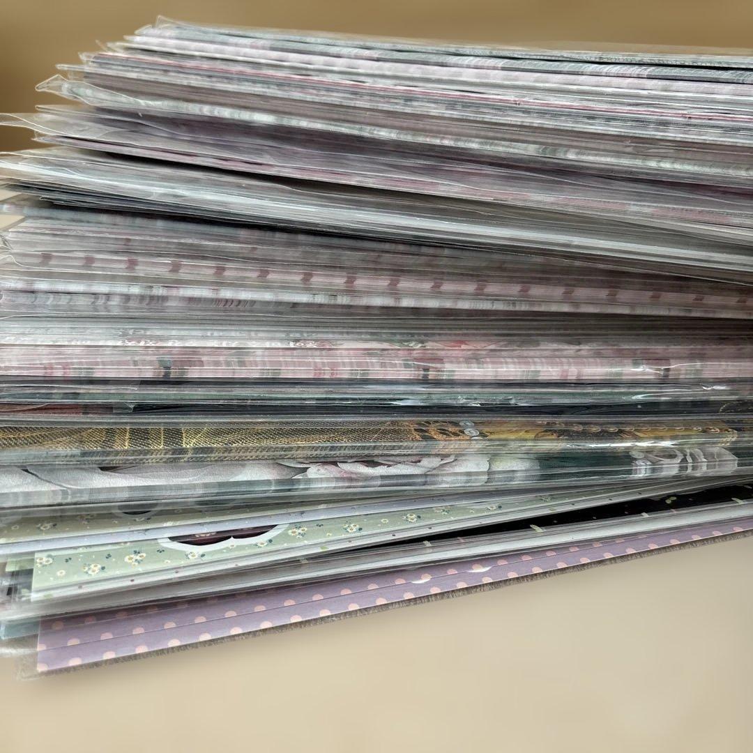 ☆ラスト☆【処分価格】デザインペーパー　大量　まとめ売り