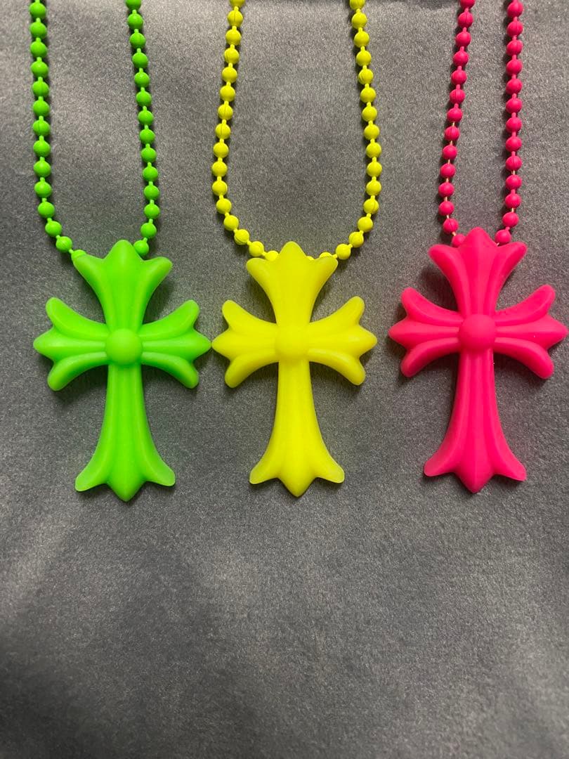 クロムハーツ 2012 FNO限定 ノベルティ CHクロスネックレス 確実正規品