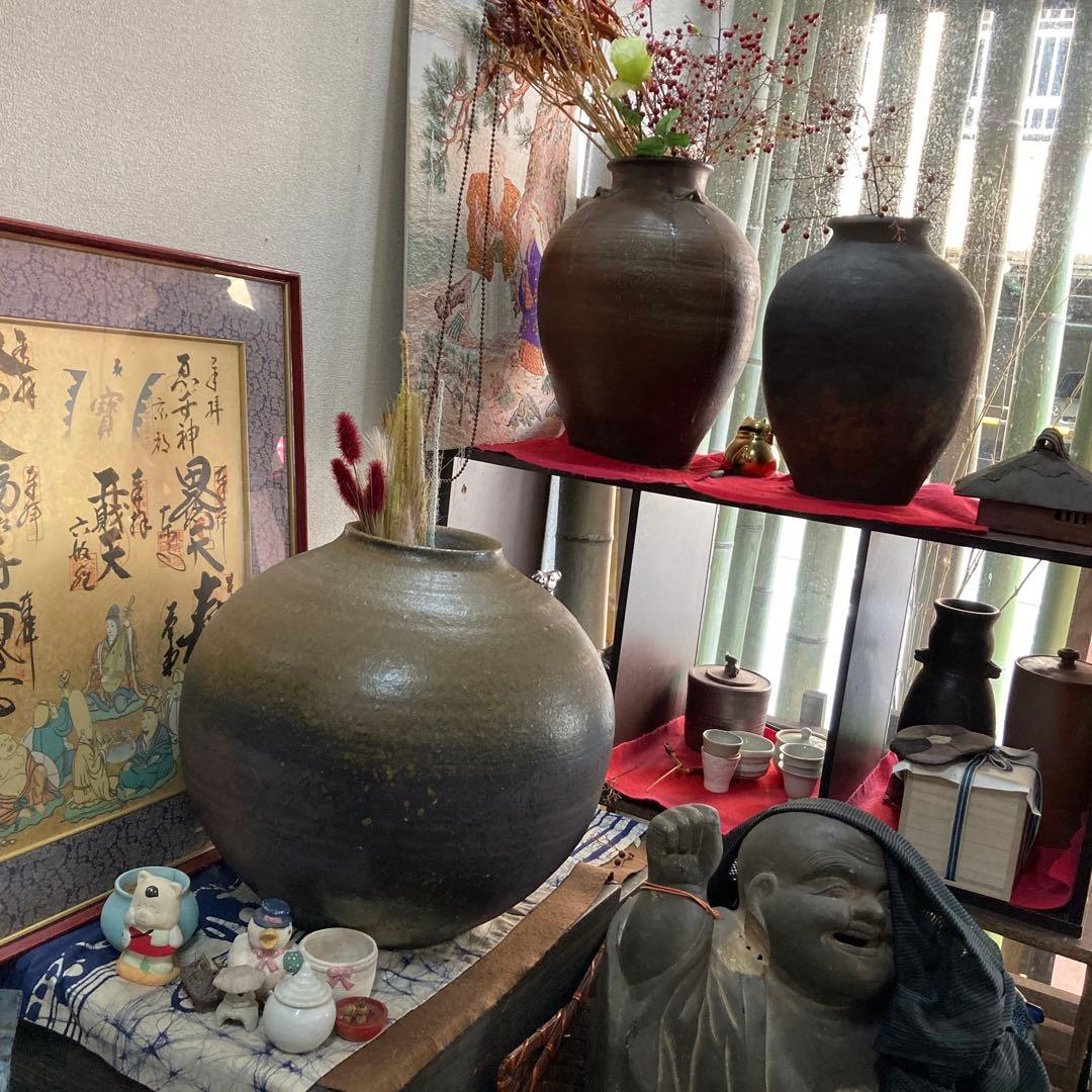 古備前骨董種壺です。江戸初期の素晴らしい壺❣️