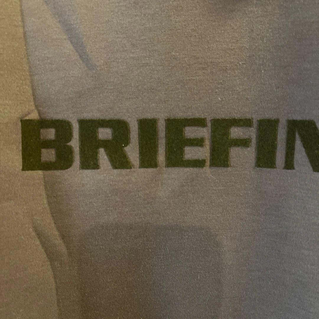 BRIEFING 24FW フード付き プルオーバーオリーブ