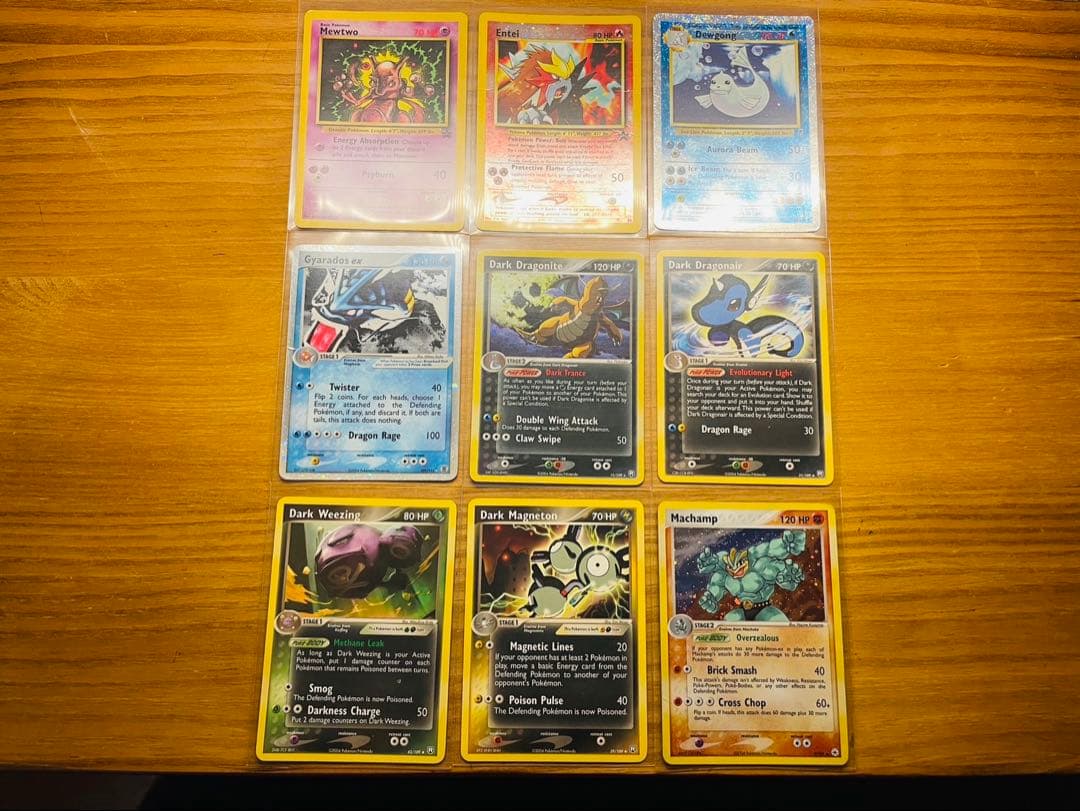 英語版 旧裏 ミュウツー プロモ ギャラドスEX わるいカイリュー エンテイ 他