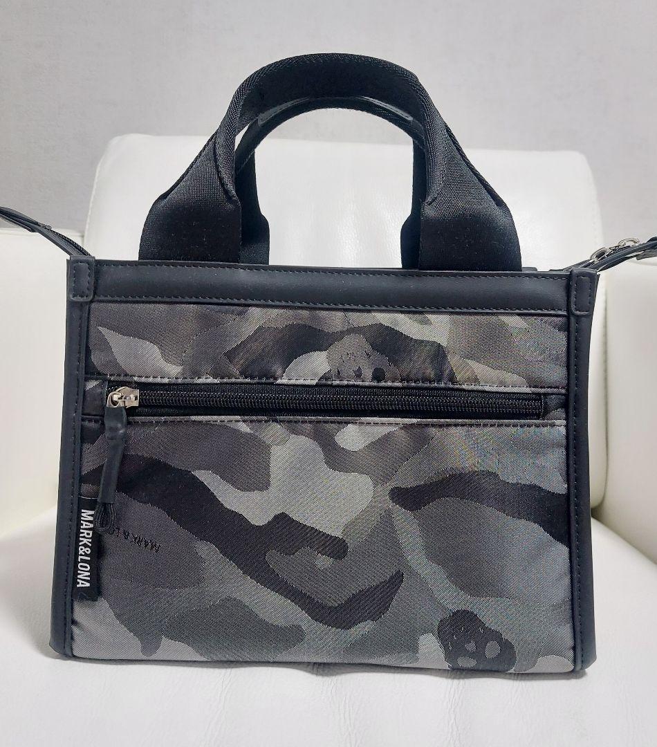 美品　マークアンドロナ　カートバッグ　オリジナルカモジャカート　ブラック
