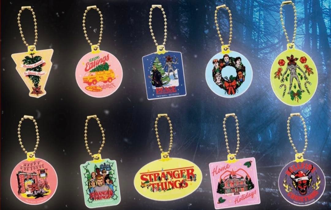 ストレンジャー・シングス クリスマス・オーナメント・キーホルダー 全10種セット