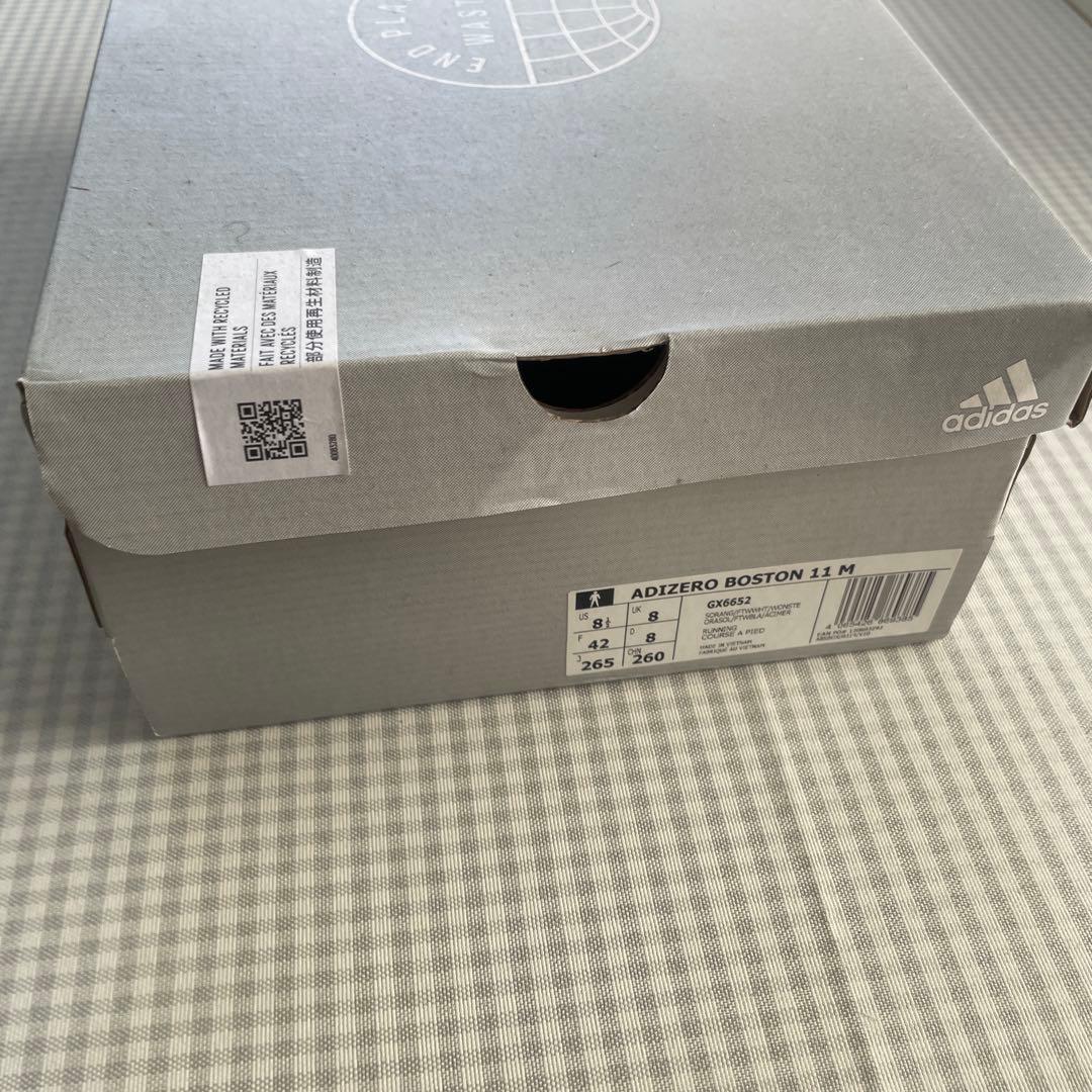 【美品】adidas ADIZERO BOSTON 11 26.5cm