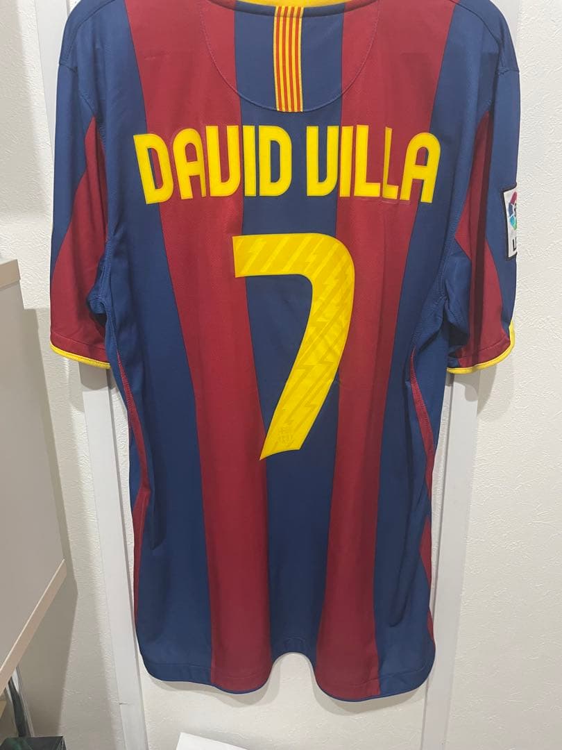 ビジャ　バルセロナ　2010-2011 ユニフォーム　マニータモデル　正規品中古