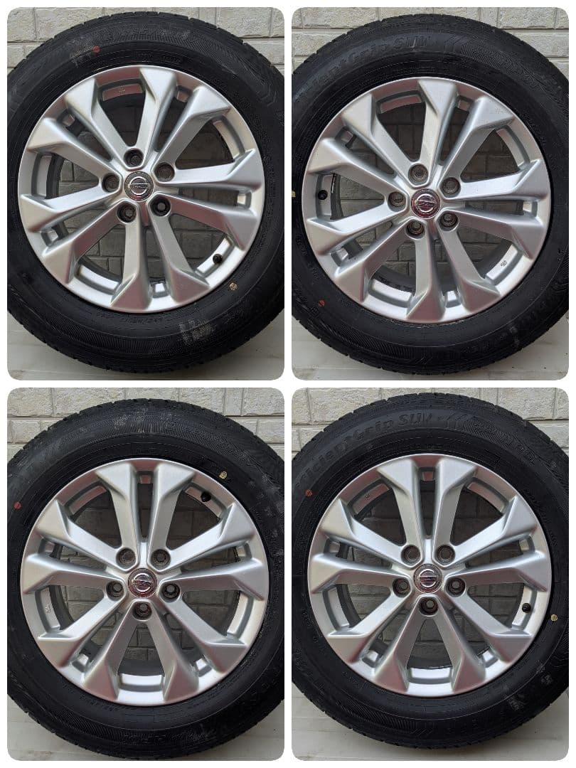 バリ溝　引き取り限定エクストレイルT32純正ホイール　225/65R17