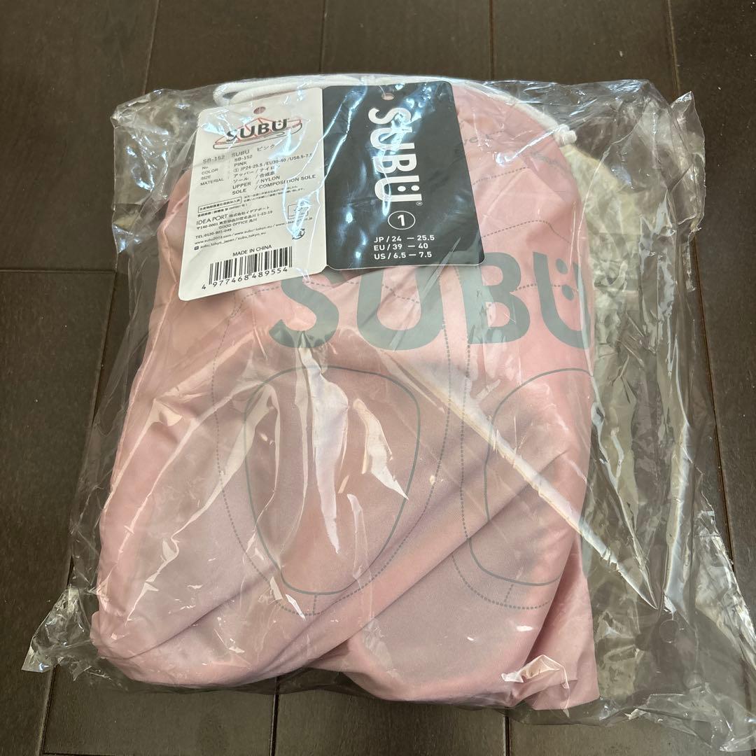 SUBU サンダル ピンク