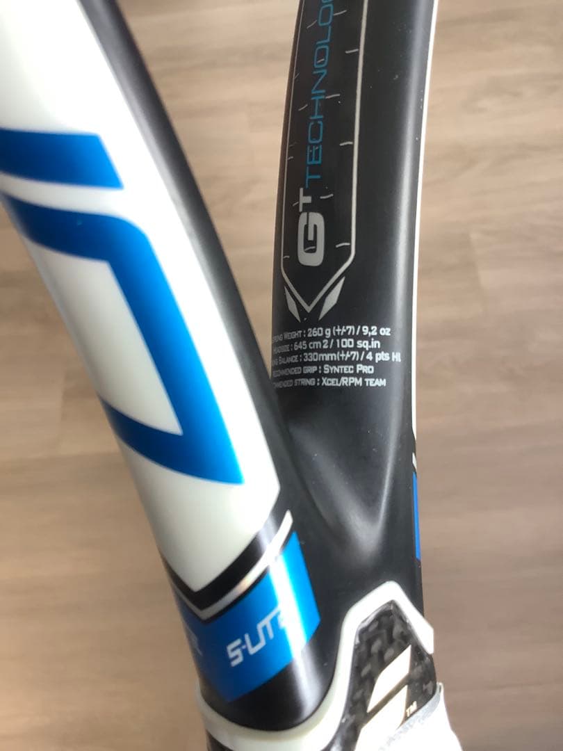 希少 バボラピュアドライブ 260g 新品グリップ G0 ストリング付き