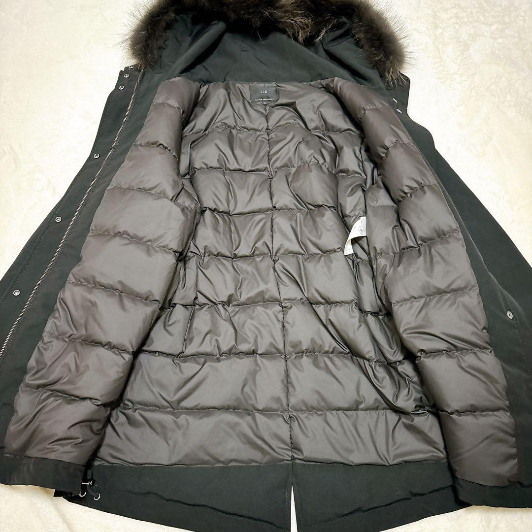 極美品✨23区　モッズダウンコート　フード　ファー　44 防寒　綿　フェザー
