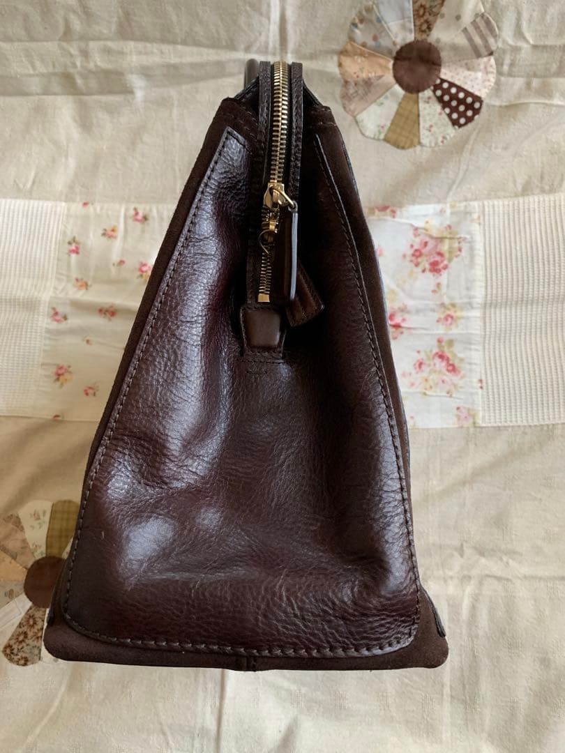 【美品】サンローラン❗️ダークブラウン レザー バッグ
