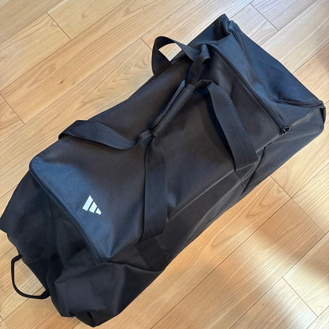 アディダス　トロリーバッグ　ブラック ボストンバッグ 大容量