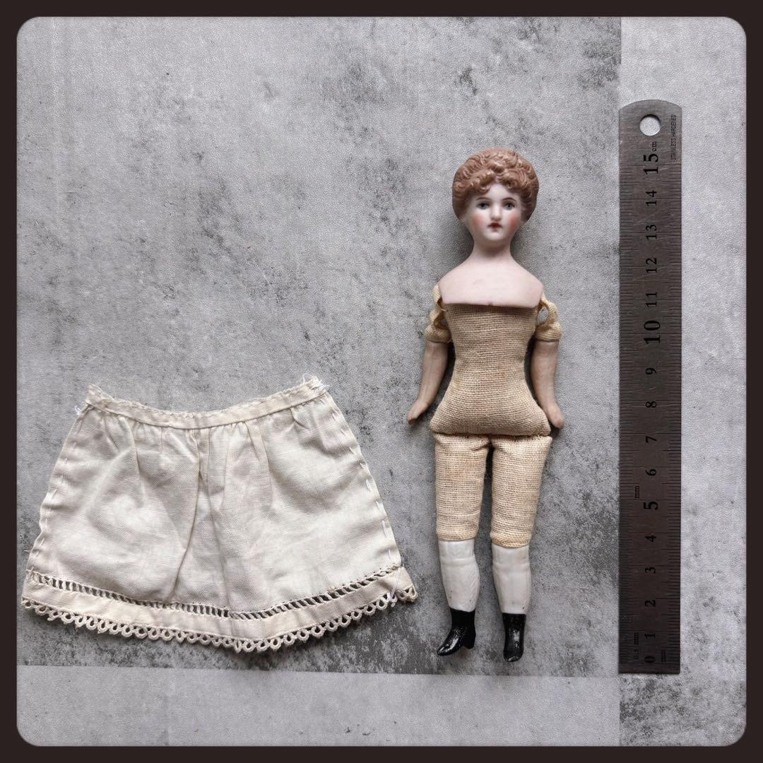 アンティーク 淑女のビスクドール　パリアンドール ドールハウス