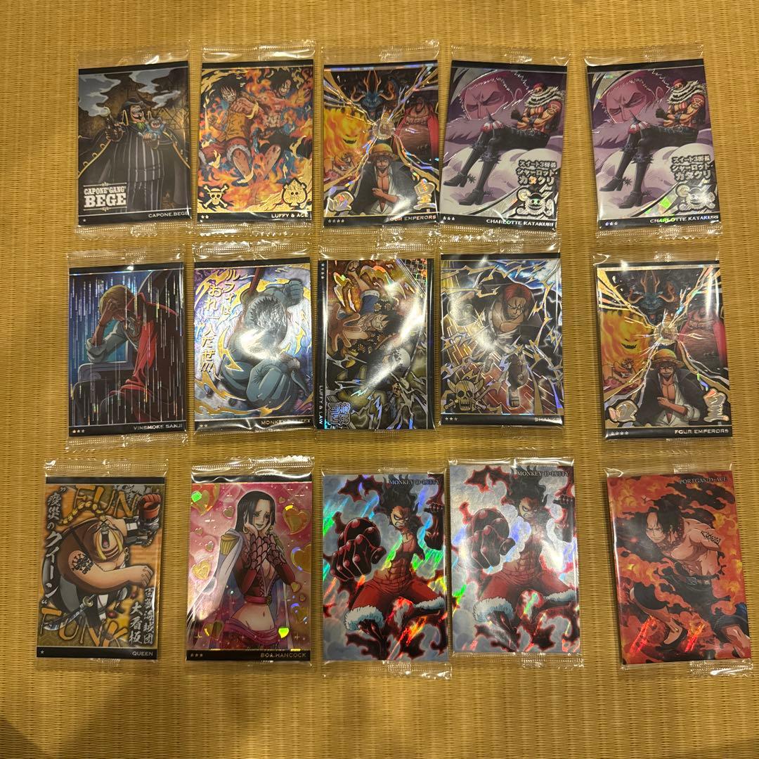 今だけ！！お値下げ！ワンピース カード、シールウエハースセット売り