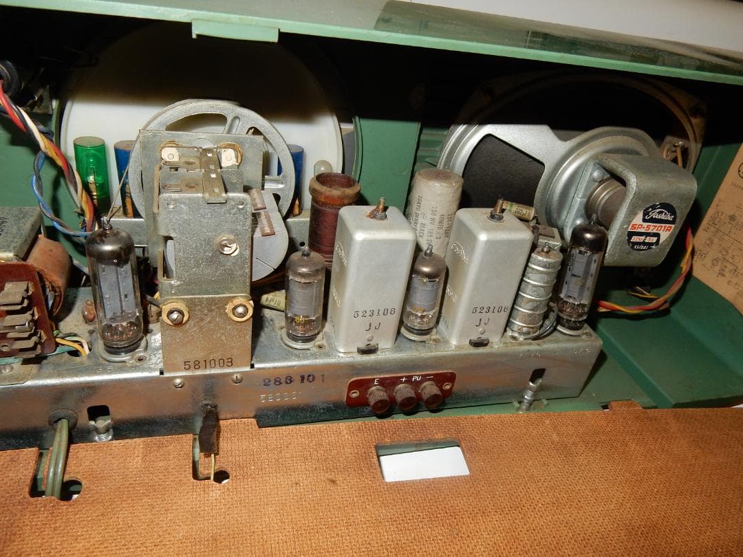 真空管ラジオ　マツダラジオ　うぐいすSS　東芝　よく鳴ります