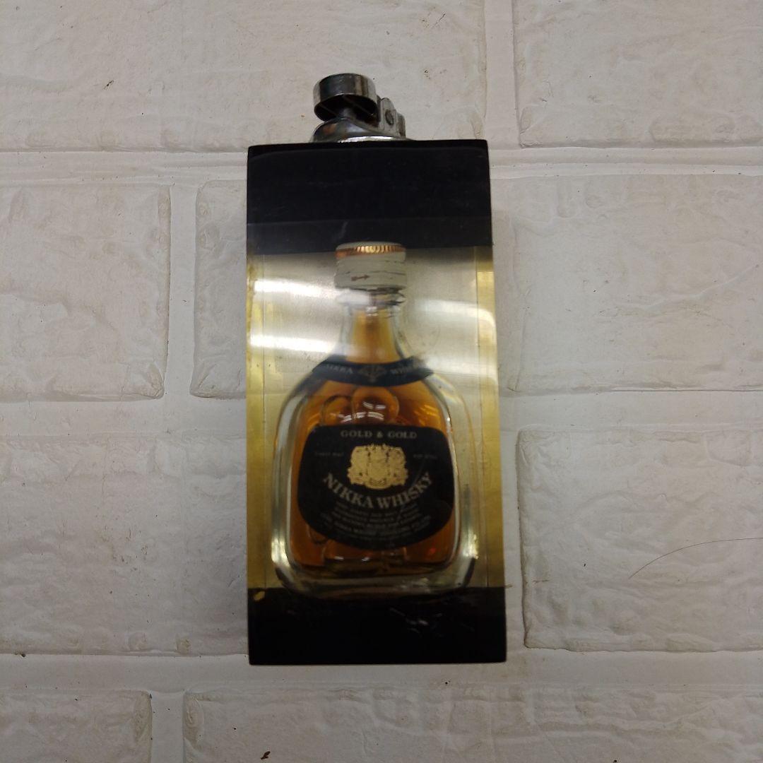 レトロ　お酒ガラス埋め込み型　ライター