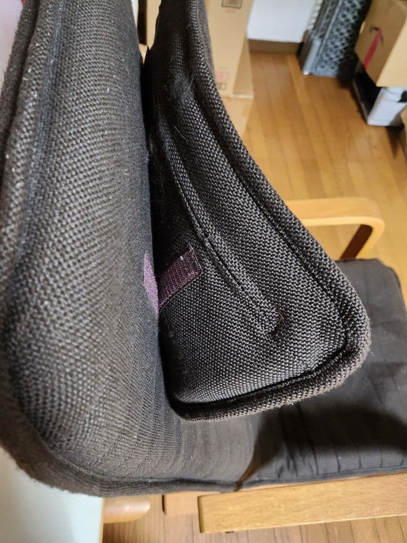 無印良品★リラックスチェア★オットマン★アクリル混平織★廃盤★ブラウン