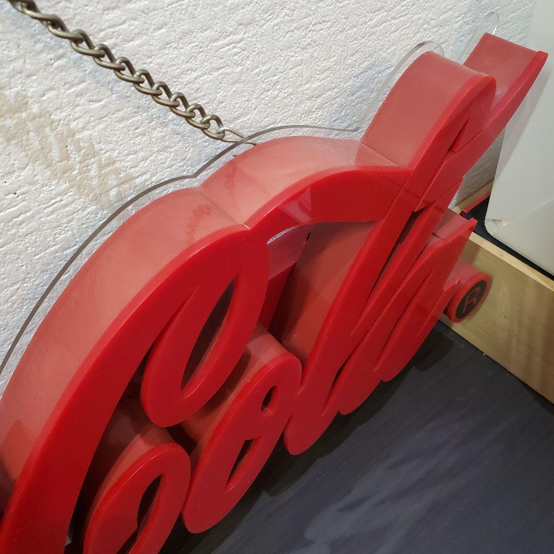 COCA-COLA コカコーラLEDサイン「レタリング LEDサイン」大72cm
