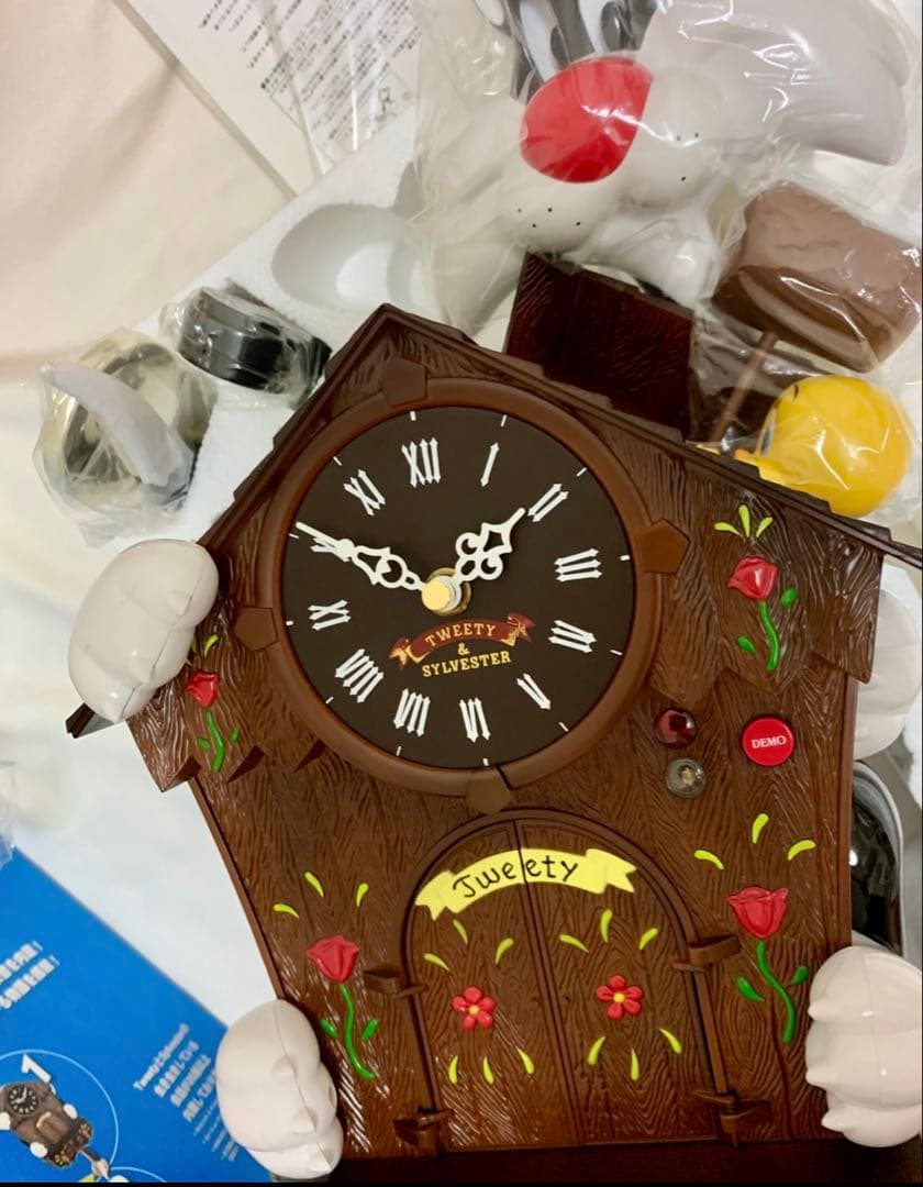 トゥイーティーシルベスター トーキングクロック　仕掛け時計　未使用コレクター商品