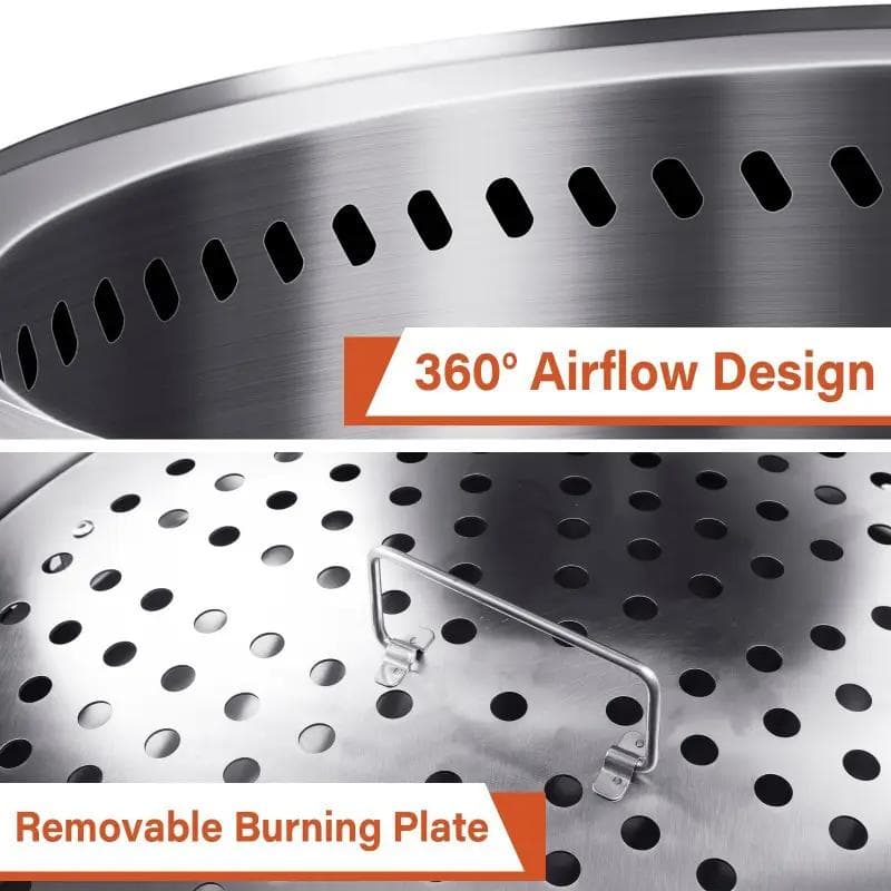 大型二次燃焼焚火台ストーブ ファイアーピット 新品未使用品