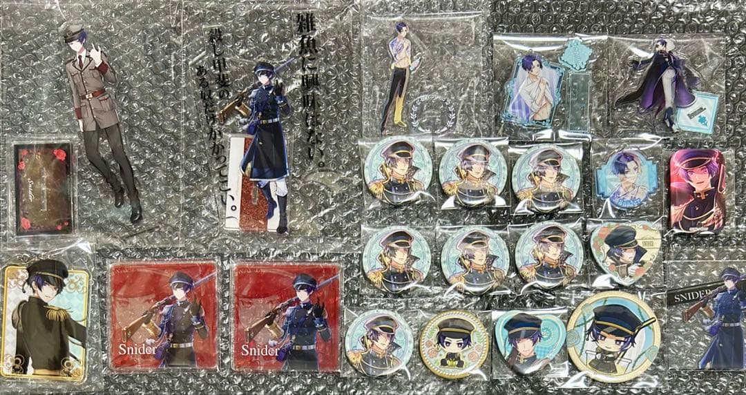 千銃士R スナイダー　まとめ売り 缶バッジ　キーホルダー　アクスタ　コラボ