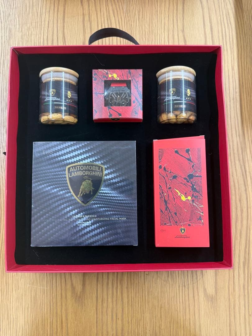 【正規品】【新品未使用】Lamborghini限定ギフトボックス豪華5点セット