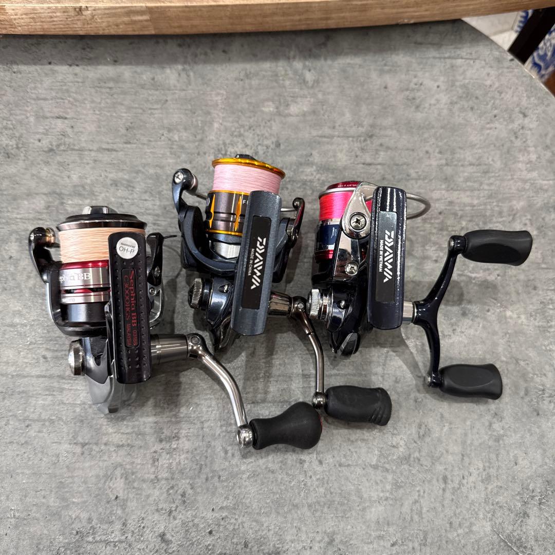 DAIWA SHIMANO スピニングリール　まとめ売り