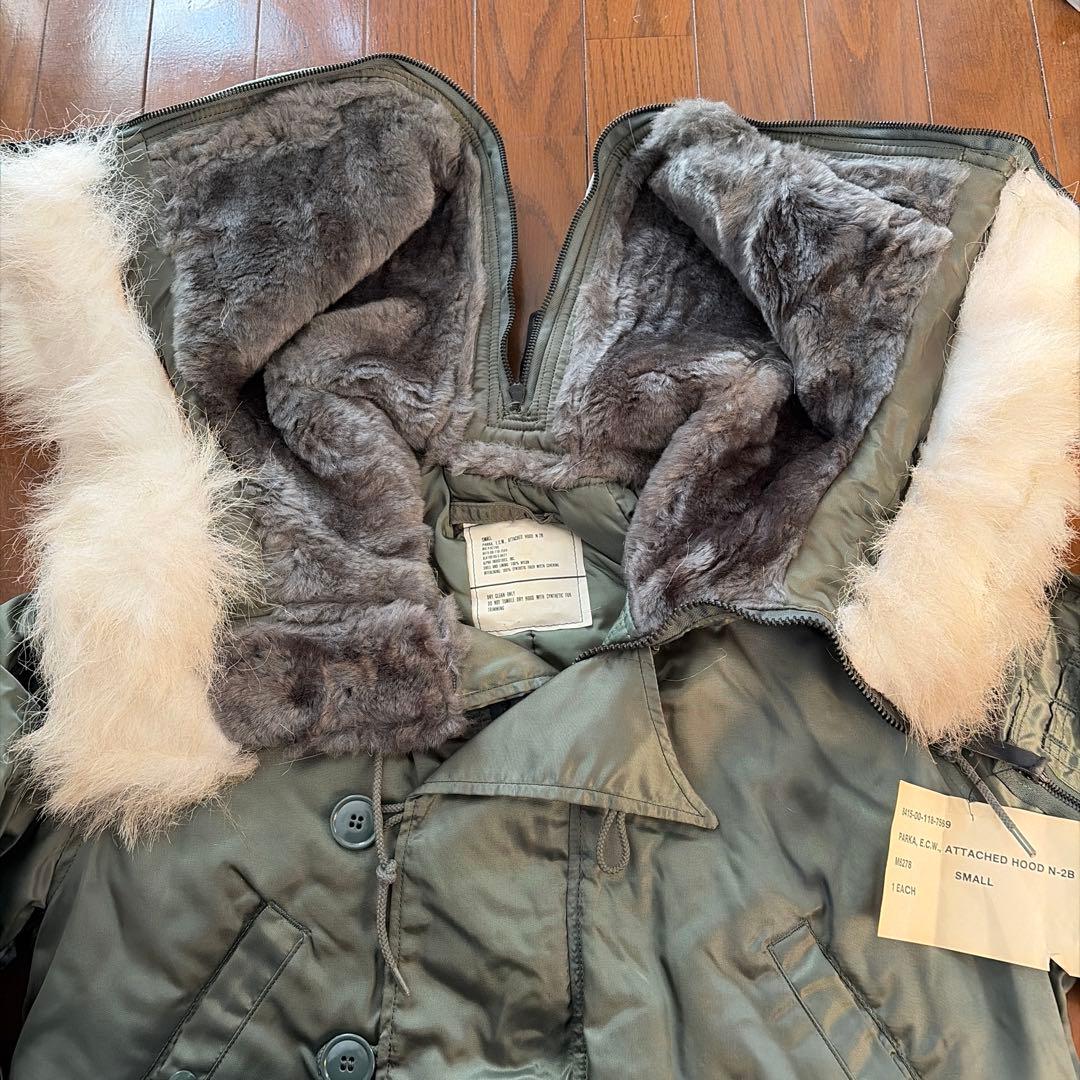 【タグ付新品・激レア】1986年製 米軍放出品　N-2B セージグリーン★残り1