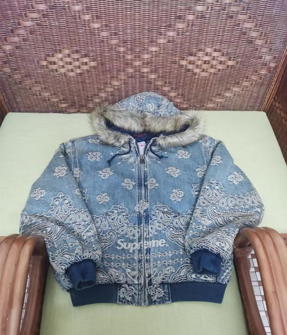 supreme bandana jacquard work jacketサイズM
