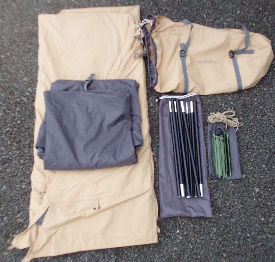 【最終値下げ】BUNDOK　ソロティピー1 TC＆フロントウォール