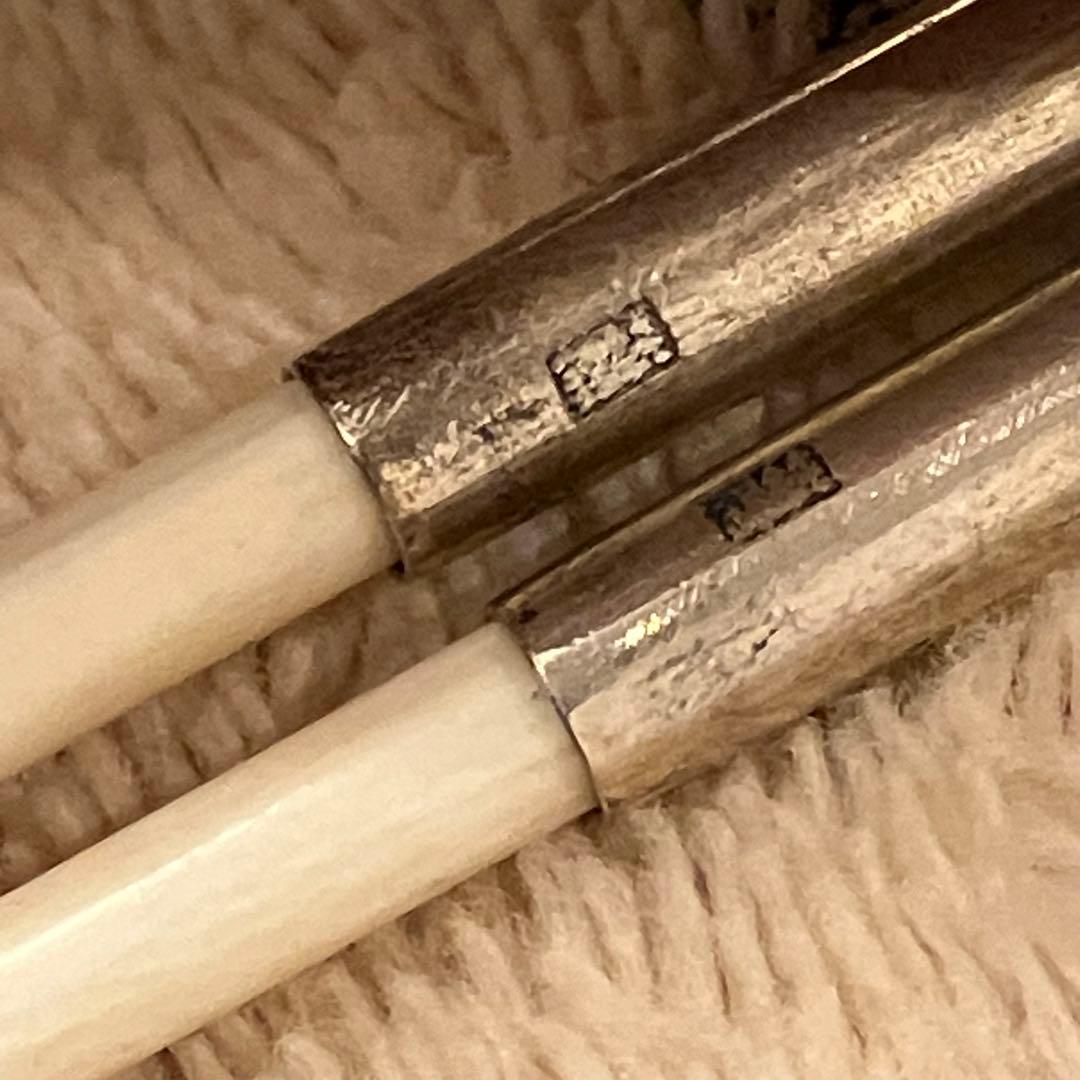 純銀　箸　ポータブル　年代物　いづみ屋