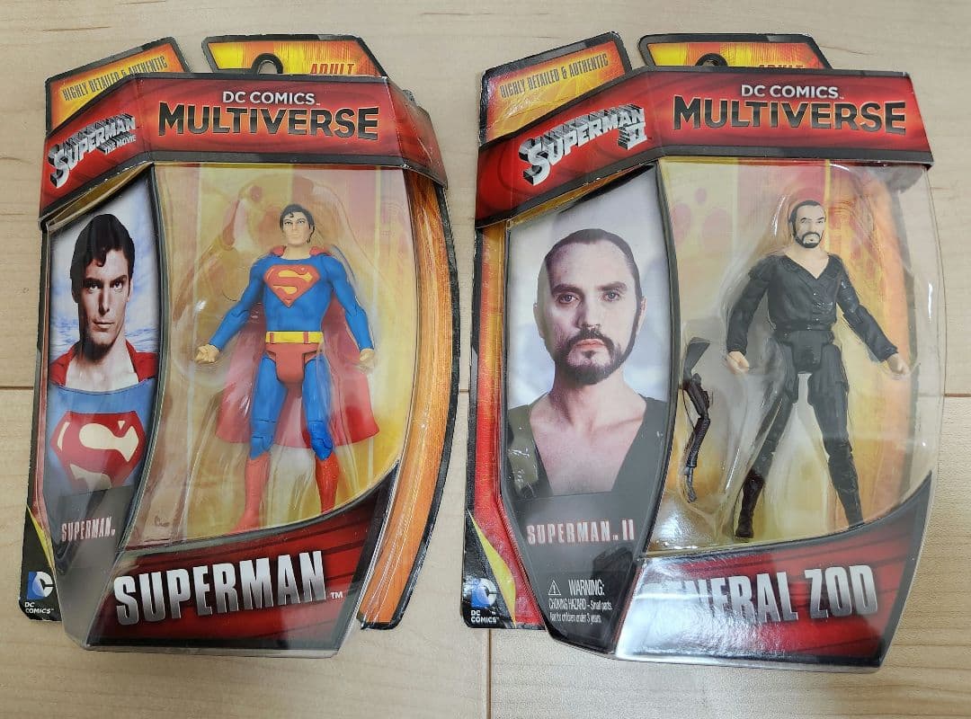 未開封　2013年　DC MULTIVERSE スーパーマン　ゾッド　4インチ