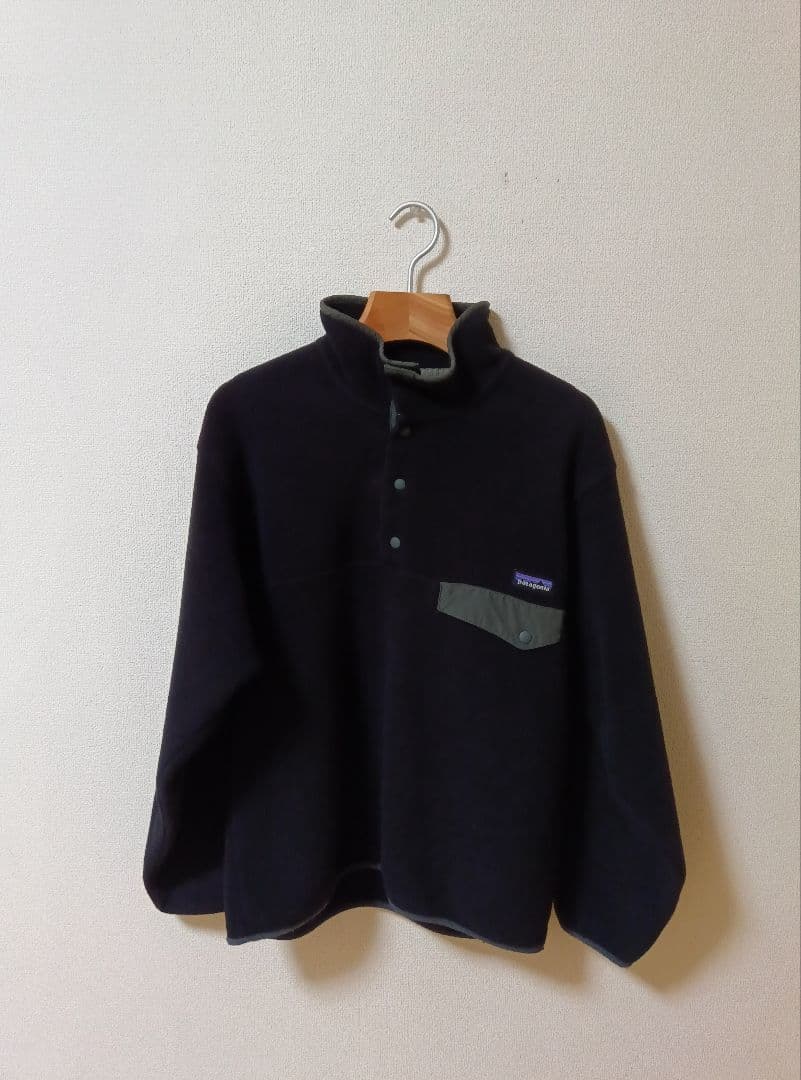 Patagonia シンチラ スナップT プルオーバー ブラック size S