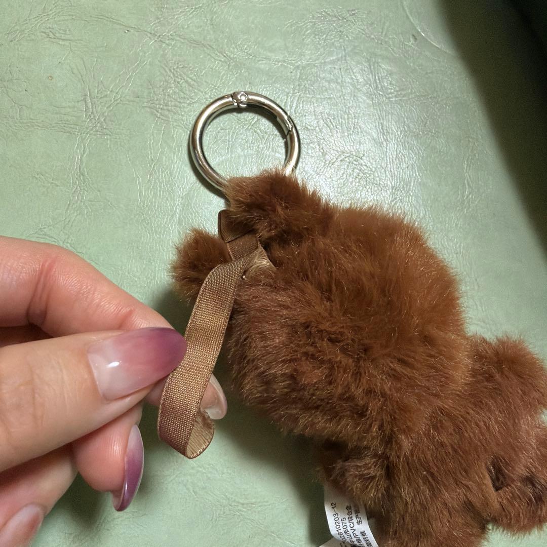 POP ブラウンファー キーホルダー