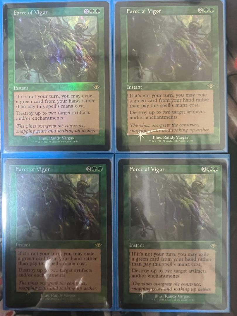 MTG 活性の力 Foil 4枚セット 旧枠仕様 英語 FOV