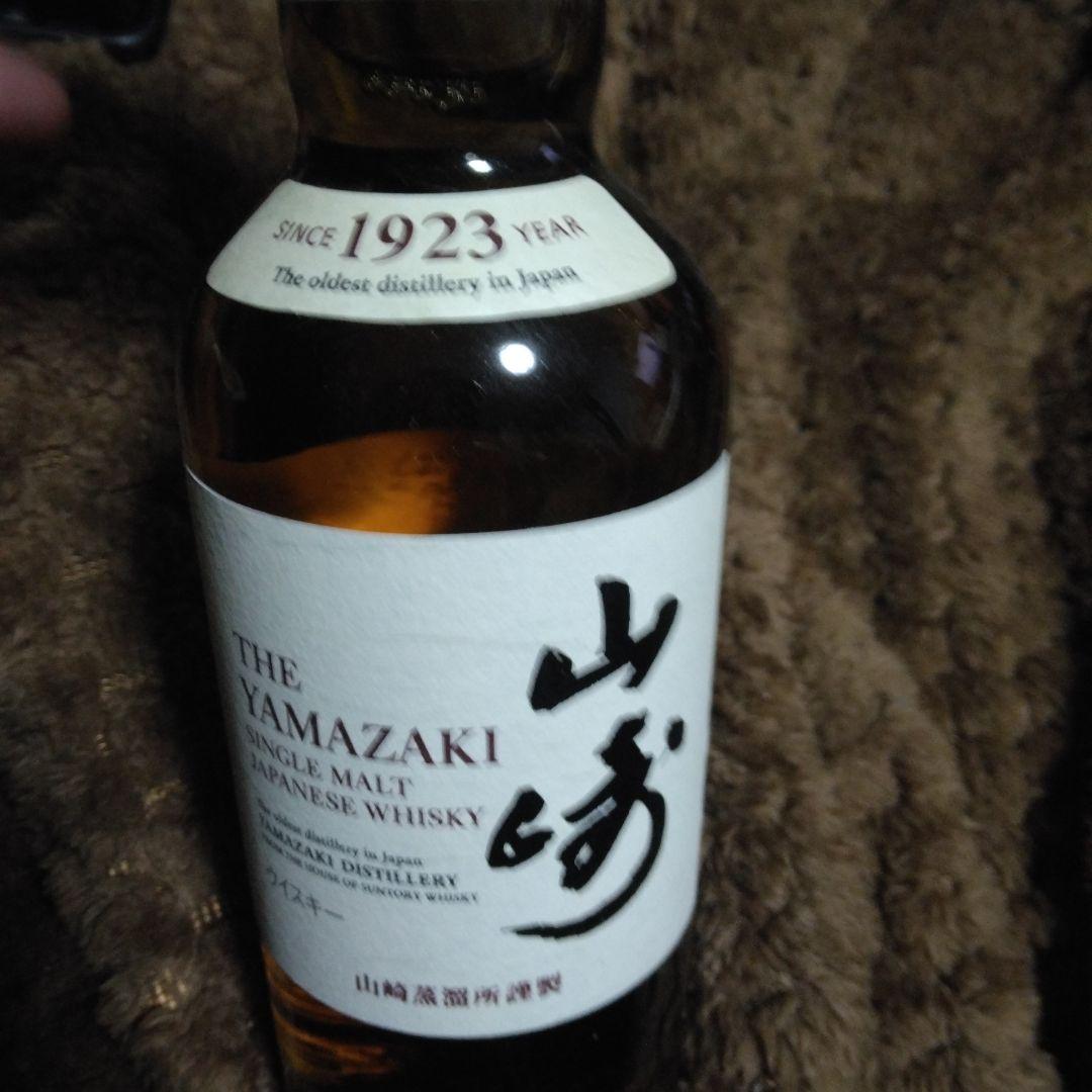 山崎 シングルモルトウイスキー、 白州ウイスキー180ml各2本計4本