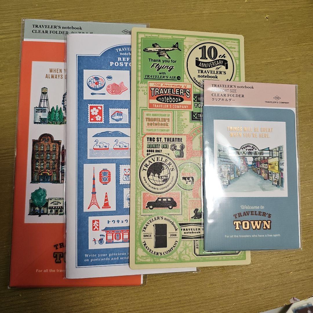 トラベラーズノート トラベラーズファクトリー クリアホルダー 10周年下敷き