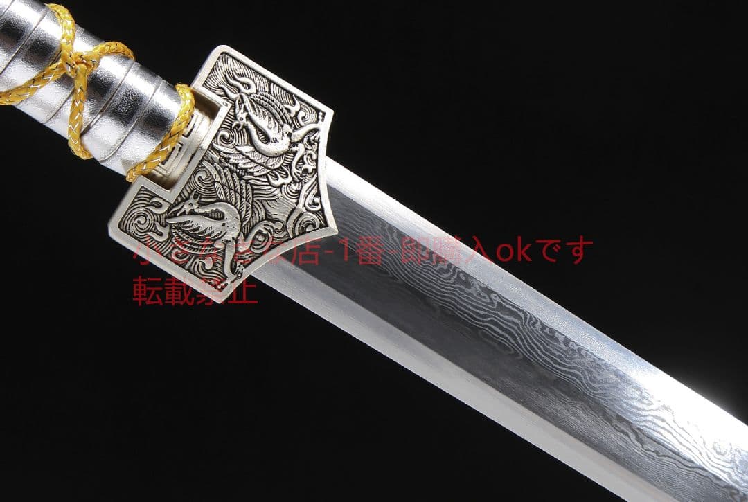 四聖銀漢剣八面文様鋼 古兵器 武具 刀装具 日本刀 模造刀 居合刀