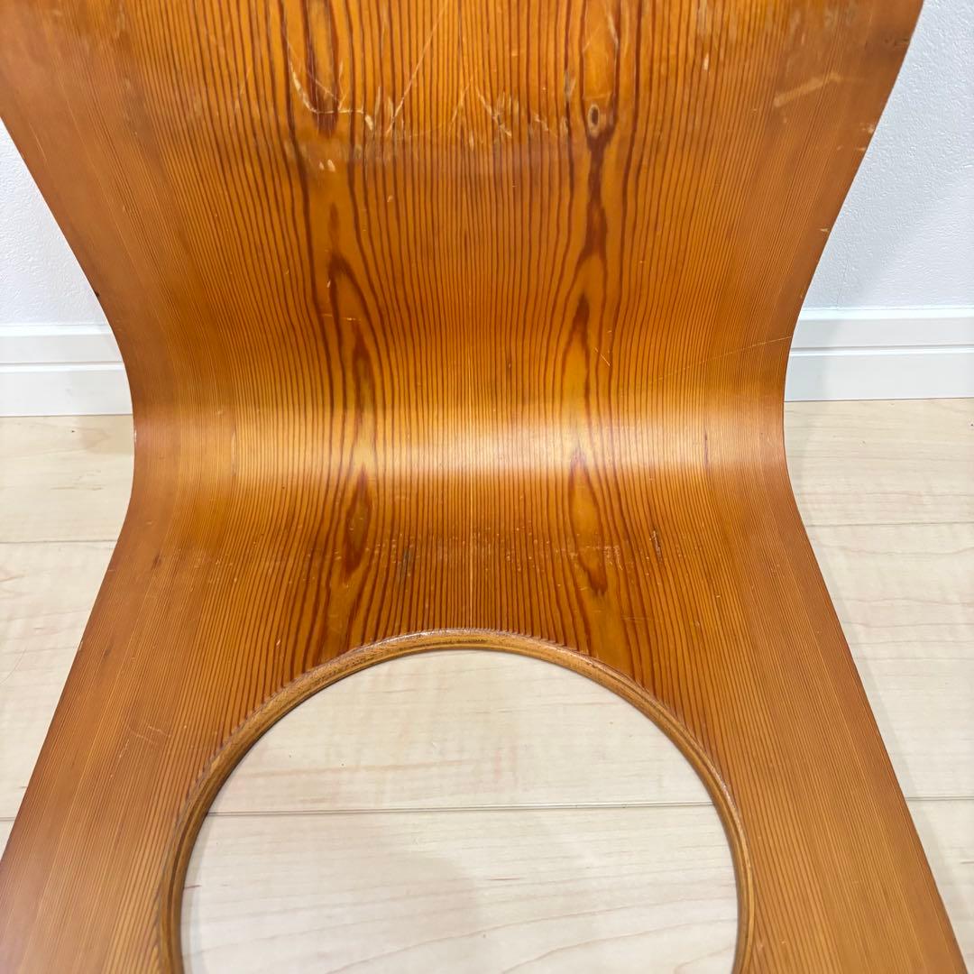 天童木工　曲げ椅子　曲げ座椅子　3脚セット