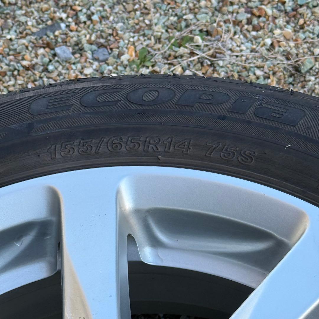 薔薇  155/65R14)ホイール4本セット　14インチ　①