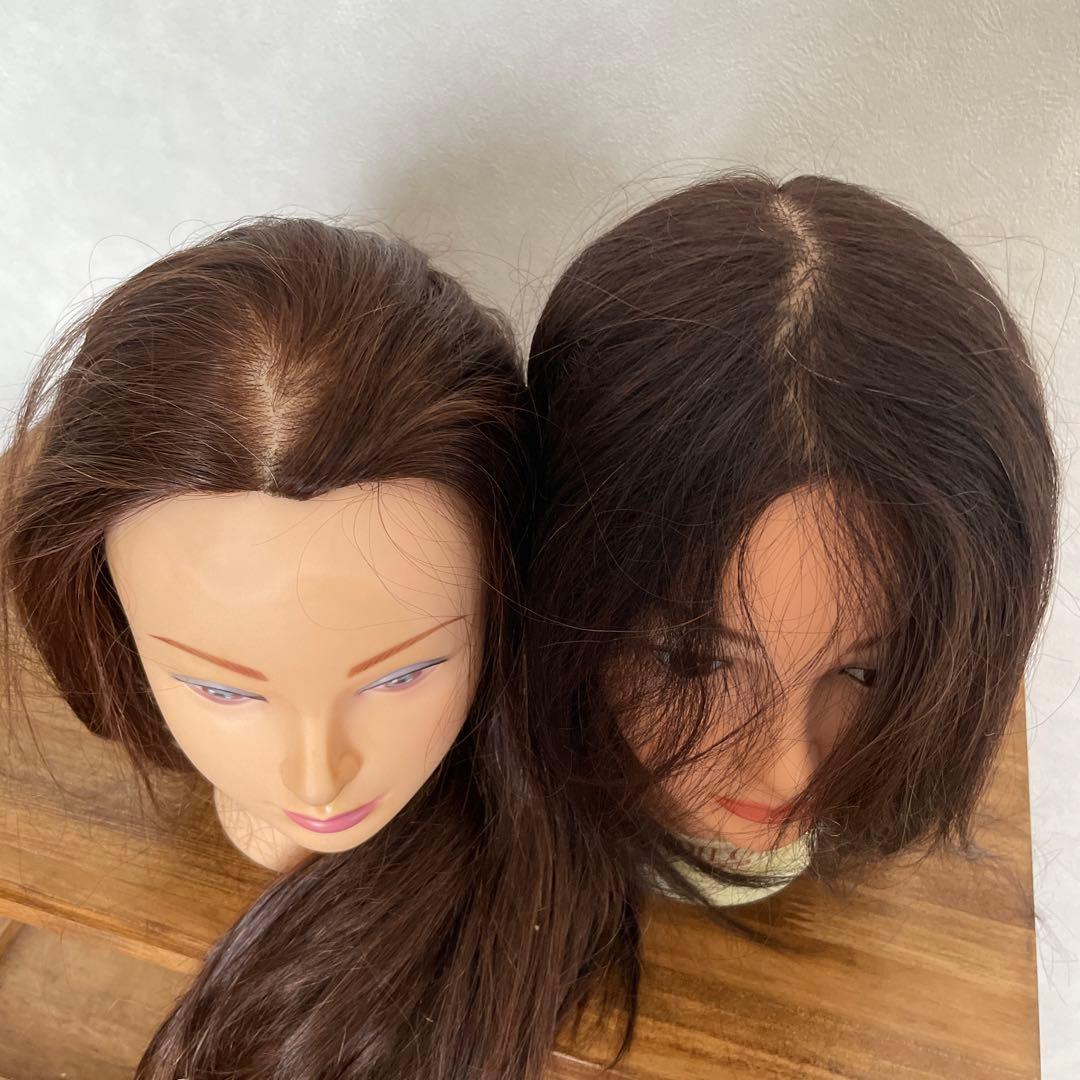 ヘアセット　練習用　マネキン　ウィッグ N.B.A.A.